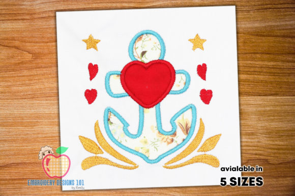 Anchor with Heart Applique: A Designer's Review for Handmade Gifts