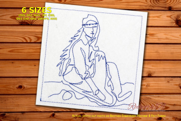 Beautiful Boho Women on the Beach Embroidery Review
