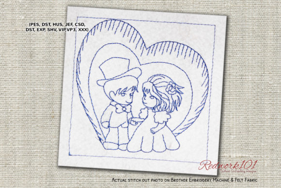 Cute Couple with Heart Lineart Review