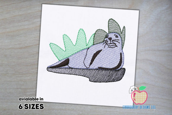 Gray Seal Lying on Beach Quick Stitch Review