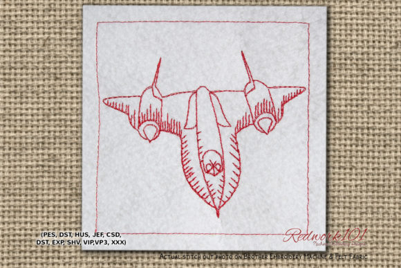 Lockheed SR-71 Blackbird Redwork Review