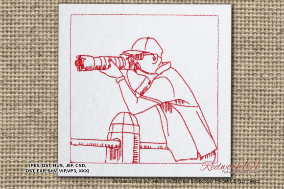 Photographer Shooting Lineart Review