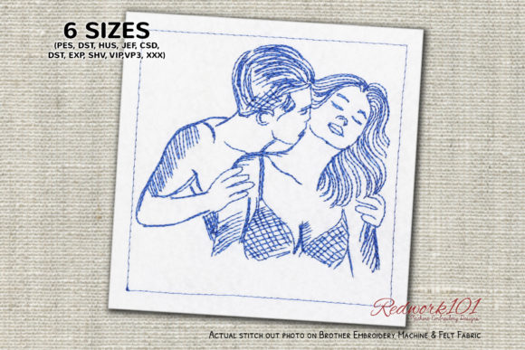 Romantic Boy Redwork Review for Real Projects